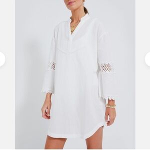 TNUCK BEACH Blanc Piper Mini Coverup--NWOT--L